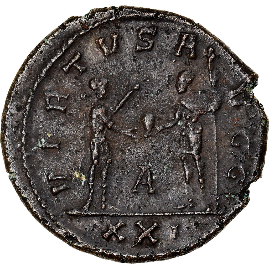 Monnaie, Carus, Antoninien, 283, Antioche, TTB+, Billon, RIC:124 var.