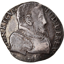 Münze, Frankreich, Henri II, Teston, 1559, La Rochelle, SS, Silber