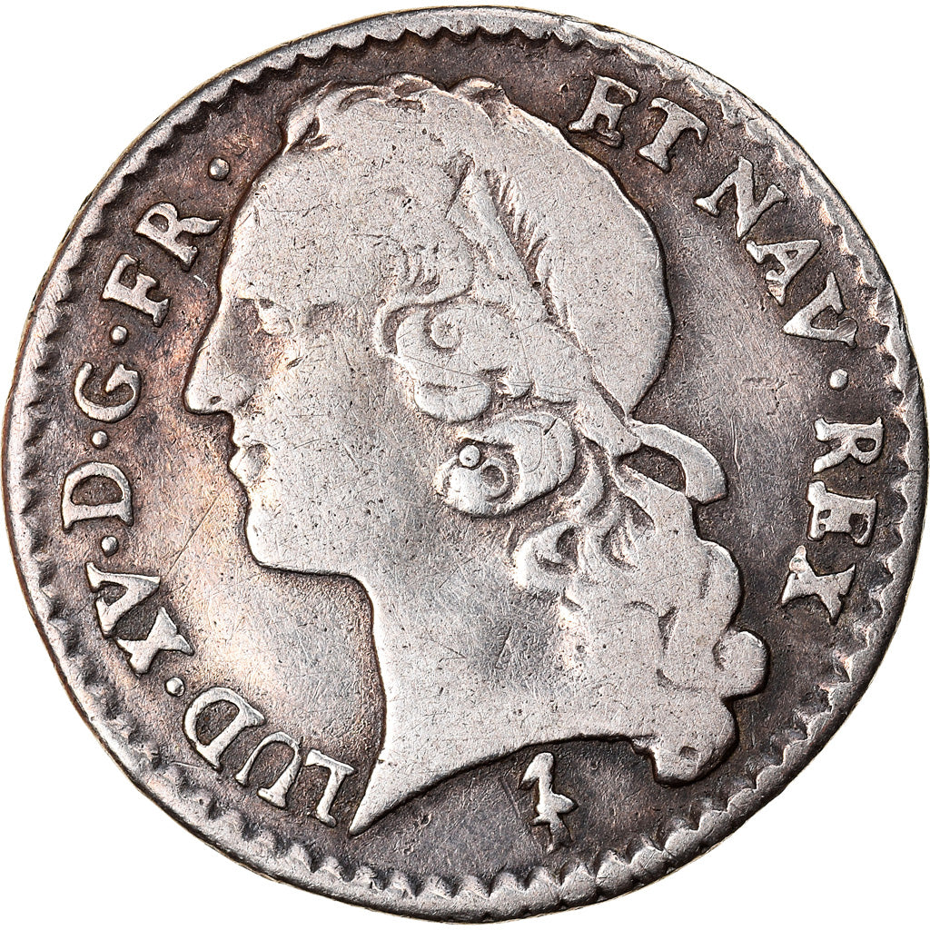 Monnaie, France, Louis XV, 1/20 Écu au bandeau (6 sols), 6 Sols, 1/20 ECU