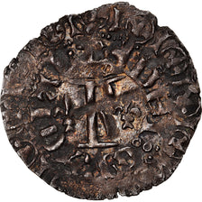 Coin, France, Charles V, Blanc with K, VF(30-35), Billon, Duplessy:363