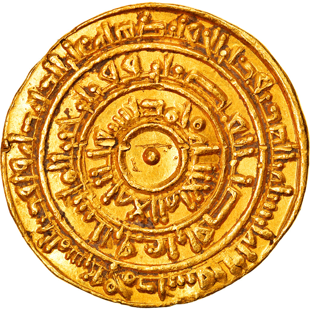 Coin, Fatimids, al-Mustansir, Dinar, AH 448 (1056/57), Misr, AU(55-58), Gold