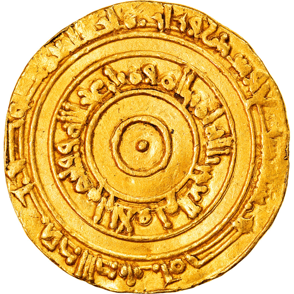 Moneta, Fatimids, al-'Aziz, Dinar, AH 367 (977/978), Misr, BB+, Oro