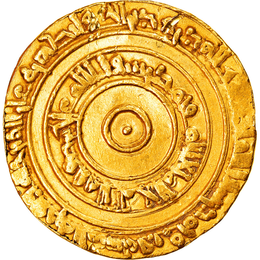 Moneta, Fatimids, al-'Aziz, Dinar, AH 367 (977/978), Misr, BB+, Oro