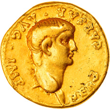 Moneta, Nero, Aureus, 56-57, Rome, BB, Oro, RIC:11