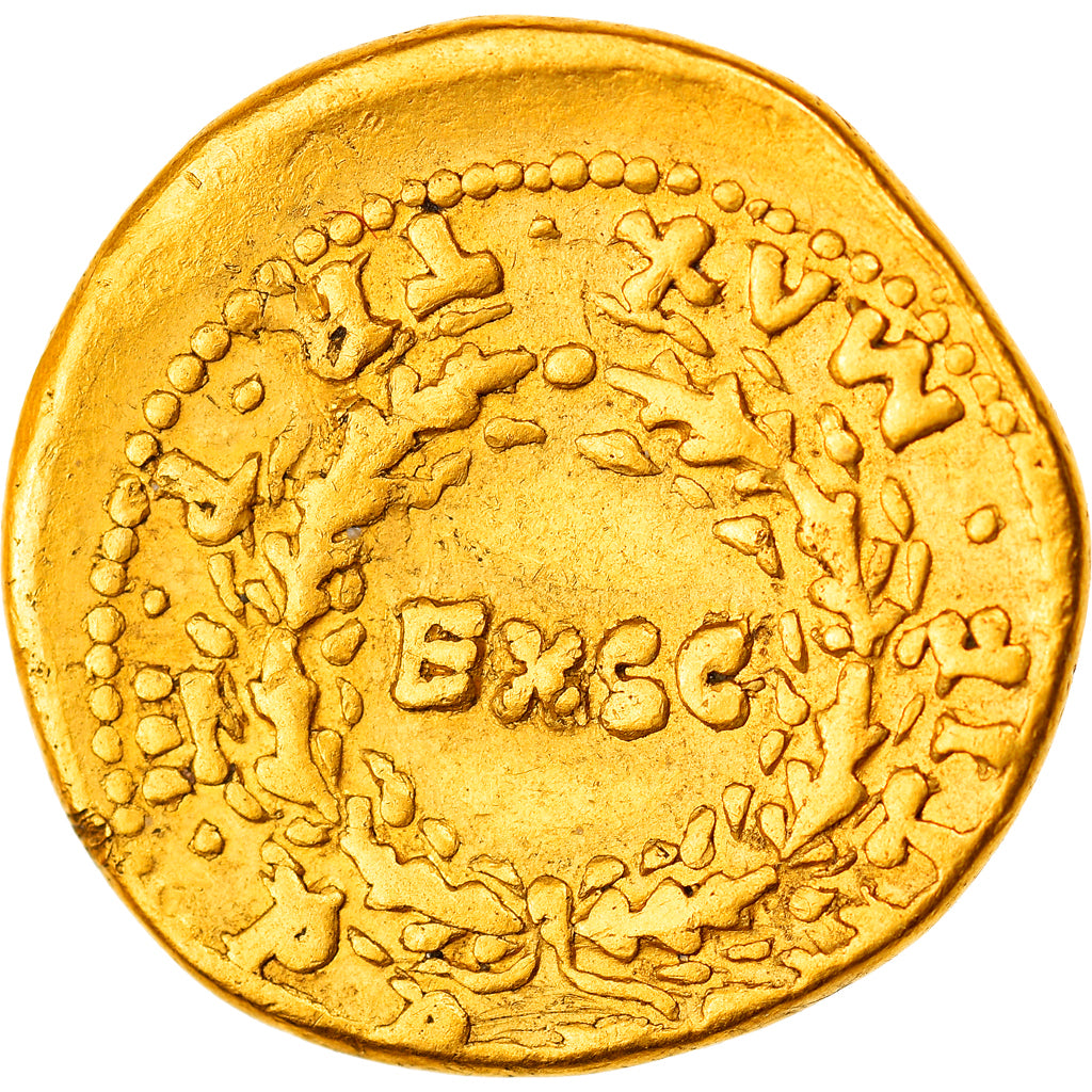 Coin, Nero, Aureus, 56-57, Rome, EF(40-45), Gold, RIC:11