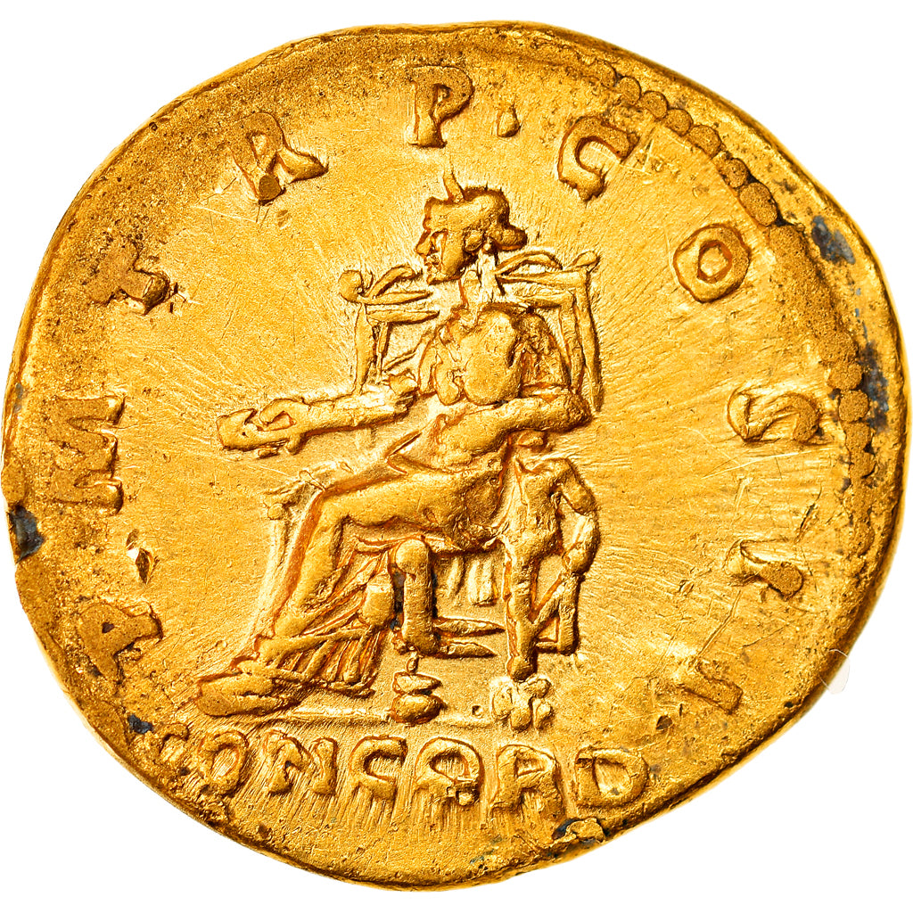 Coin, Hadrian, Aureus, 118, Roma, EF(40-45), Gold, RIC:39