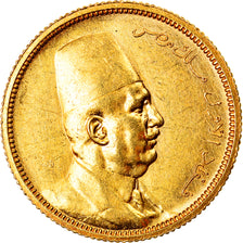 Moneda, Egipto, Fuad I, 100 Piastres, 1922, British Royal Mint, EBC, Oro, KM:341
