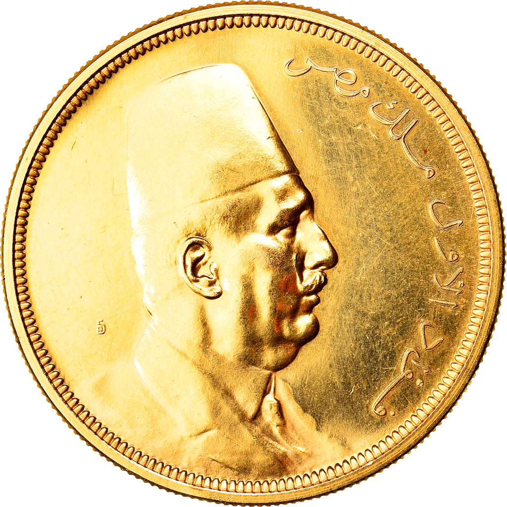 Coin, Egypt, Fuad I, 500 Piastres, 1922 (AH 1340), British Royal Mint