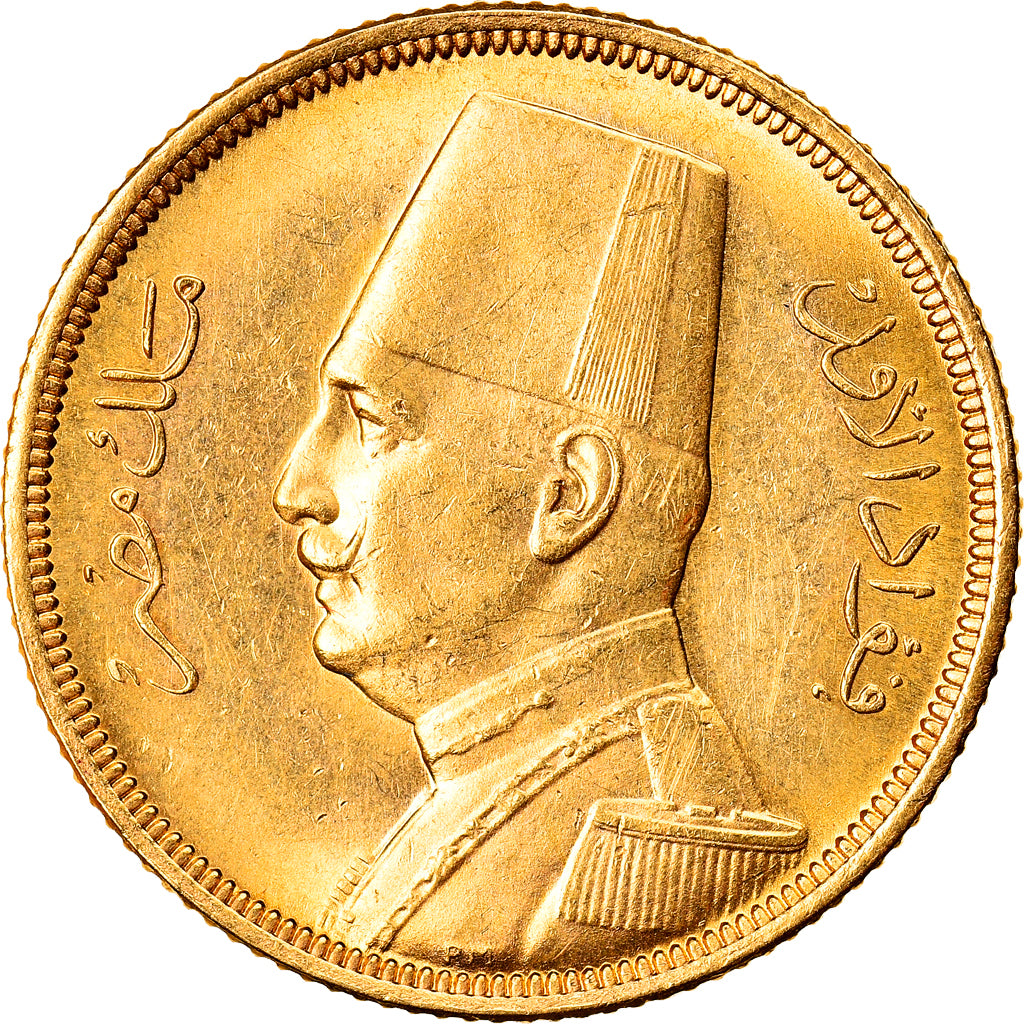 Moneta, Egitto, Fuad I, 50 Piastres, 1930, British Royal Mint, SPL-, Oro, KM:353