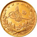 Coin, Turkey, Muhammad V, 100 Kurush, 1915, Qustantiniyah, AU(55-58), Gold