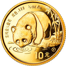 Münze, CHINA, PEOPLE'S REPUBLIC, Panda, 10 Yüan, 1987, 1/10 Oz, STGL, Gold