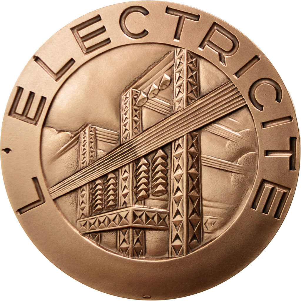 France, Medal, The Fifth Republic, Business & industry, MS(65-70), Bronze