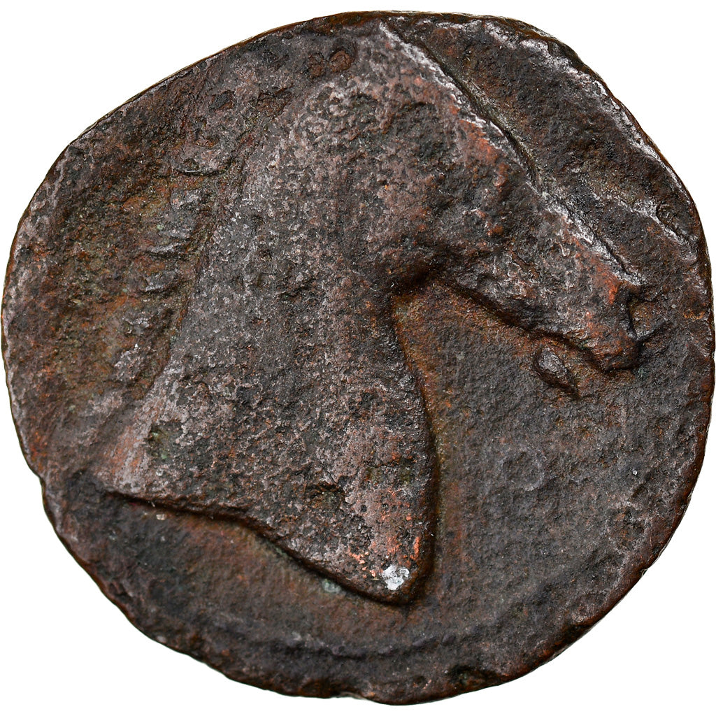 Coin, Zeugitana, Shekel, 300-264 BC, Carthage, VF(30-35), Bronze, SNG-Cop:144