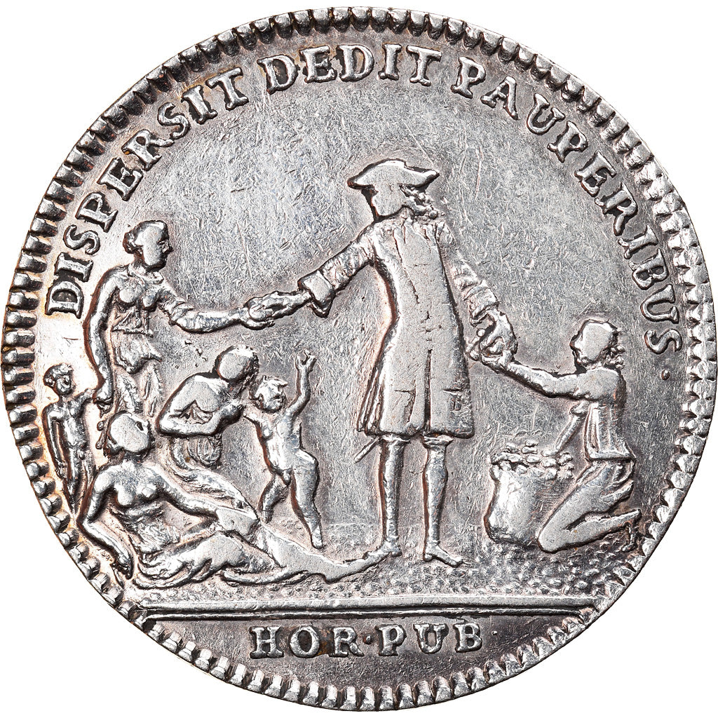 Francja, Token, Commissaires des Pauvres de Saint-Sulpice, 1713, EF(40-45)