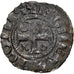 Moneta, Francia, Bourgogne, Hugues IV, Denarius, 1218-1272, Châlon, BB