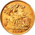 Coin, Great Britain, Edward VII, 1/2 Sovereign, 1909, London, AU(55-58), Gold