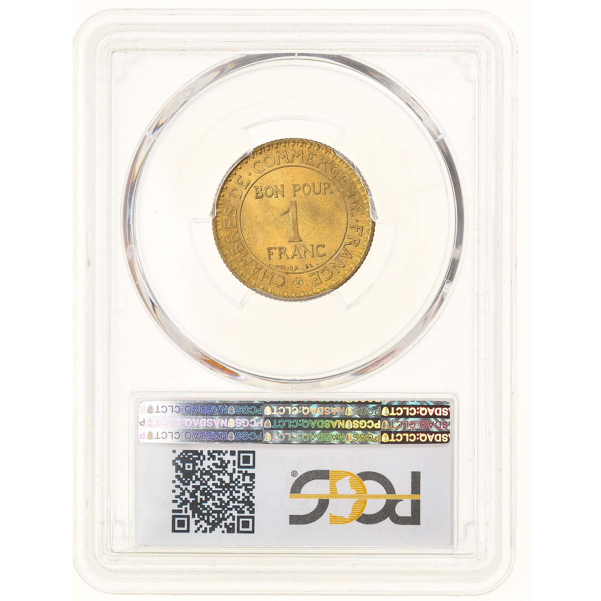Münze, Frankreich, Chambre de commerce, Franc, 1922, Paris, PCGS, MS65, STGL