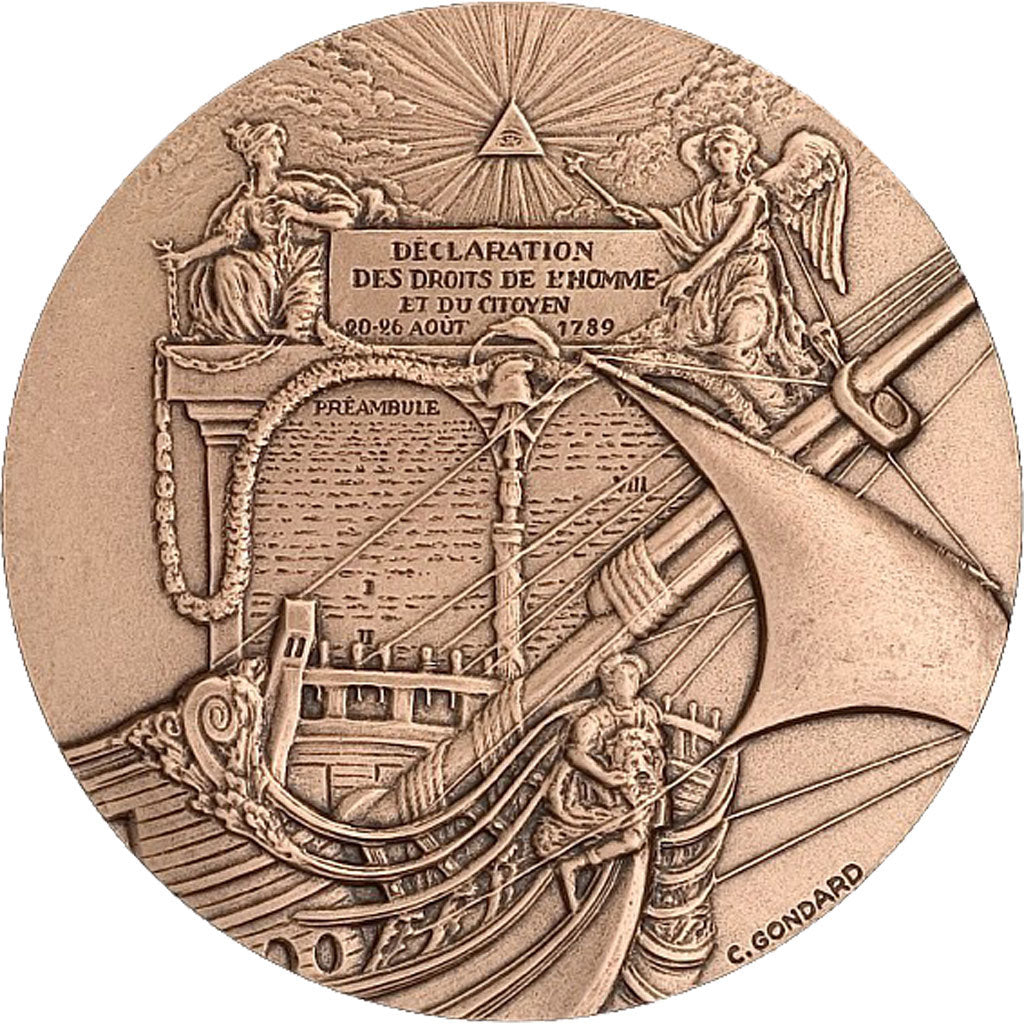 Médaille, Monnaie de Paris, Vaisseau 