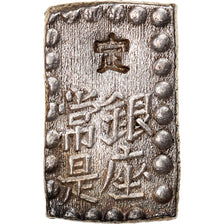 Munten, Japan, Mutsuhito, Shu, Isshu Gin, 1868-1869, ZF+, Zilver, KM:12a
