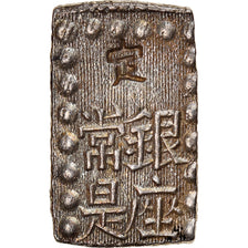 Munten, Japan, Mutsuhito, Shu, Isshu Gin, 1868-1869, ZF+, Zilver, KM:12a