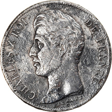 Münze, Frankreich, Charles X, Franc, 1829, Paris, SGE+, Silber, KM:724.1