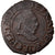 Coin, France, Henri III, Denier Tournois, 1589, Rouen, VF(30-35), Copper