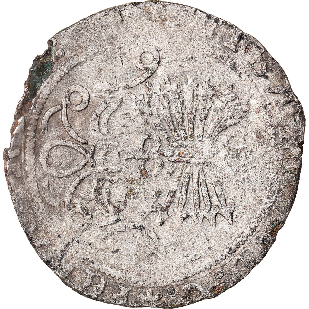 Monnaie, Espagne, Ferdinand & Isabelle, Real, TB, Argent