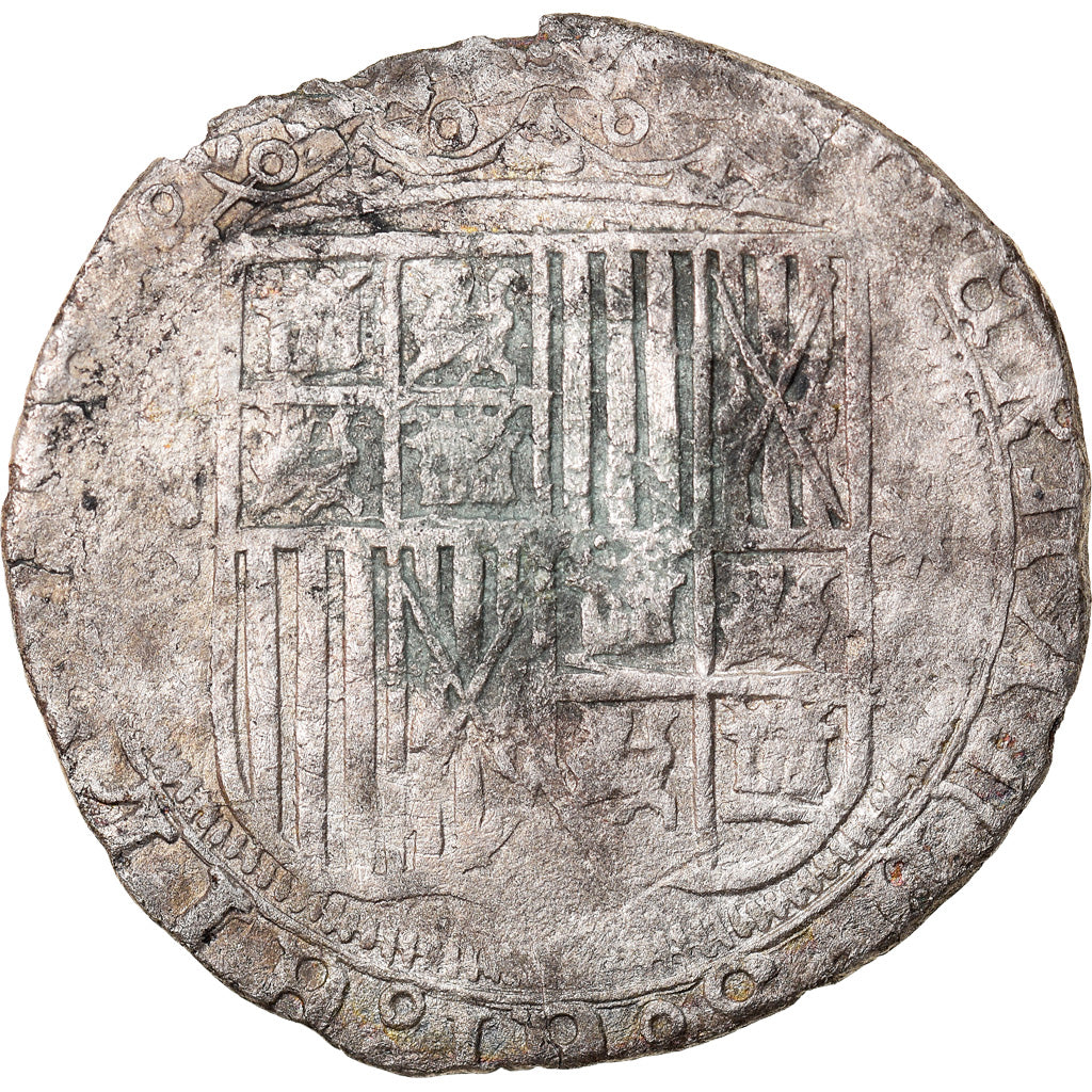 Monnaie, Espagne, Ferdinand & Isabelle, Real, TB, Argent