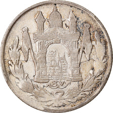 Monnaie, Afghanistan, Amanullah, 1/2 Afghani, 50 Pul, 1925, Afghanistan, TB+