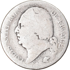 Munten, Frankrijk, Louis XVIII, Louis XVIII, 2 Francs, 1824, Paris, ZG, Zilver
