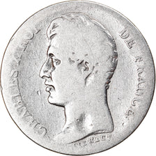 Coin, France, Charles X, Franc, 1828, Paris, VG(8-10), Silver, KM:724.1