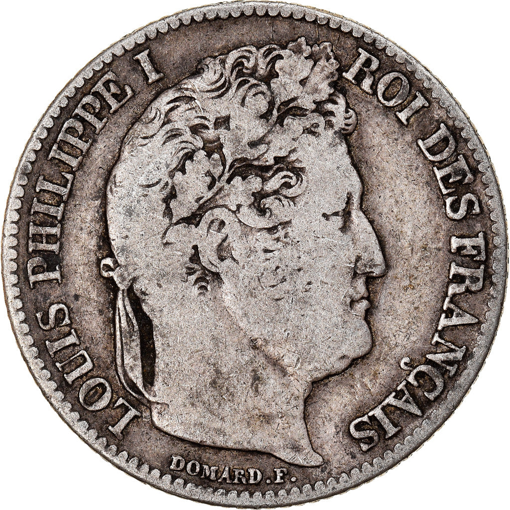 Coin, France, Louis-Philippe, Franc, 1848, Paris, VF(20-25), Silver, KM:748.1