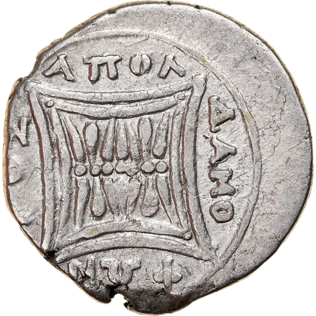 Moneda, Illyria, Apollonia, Drachm, 250-200 BC, Apollonia, MBC, Plata, BMC:14