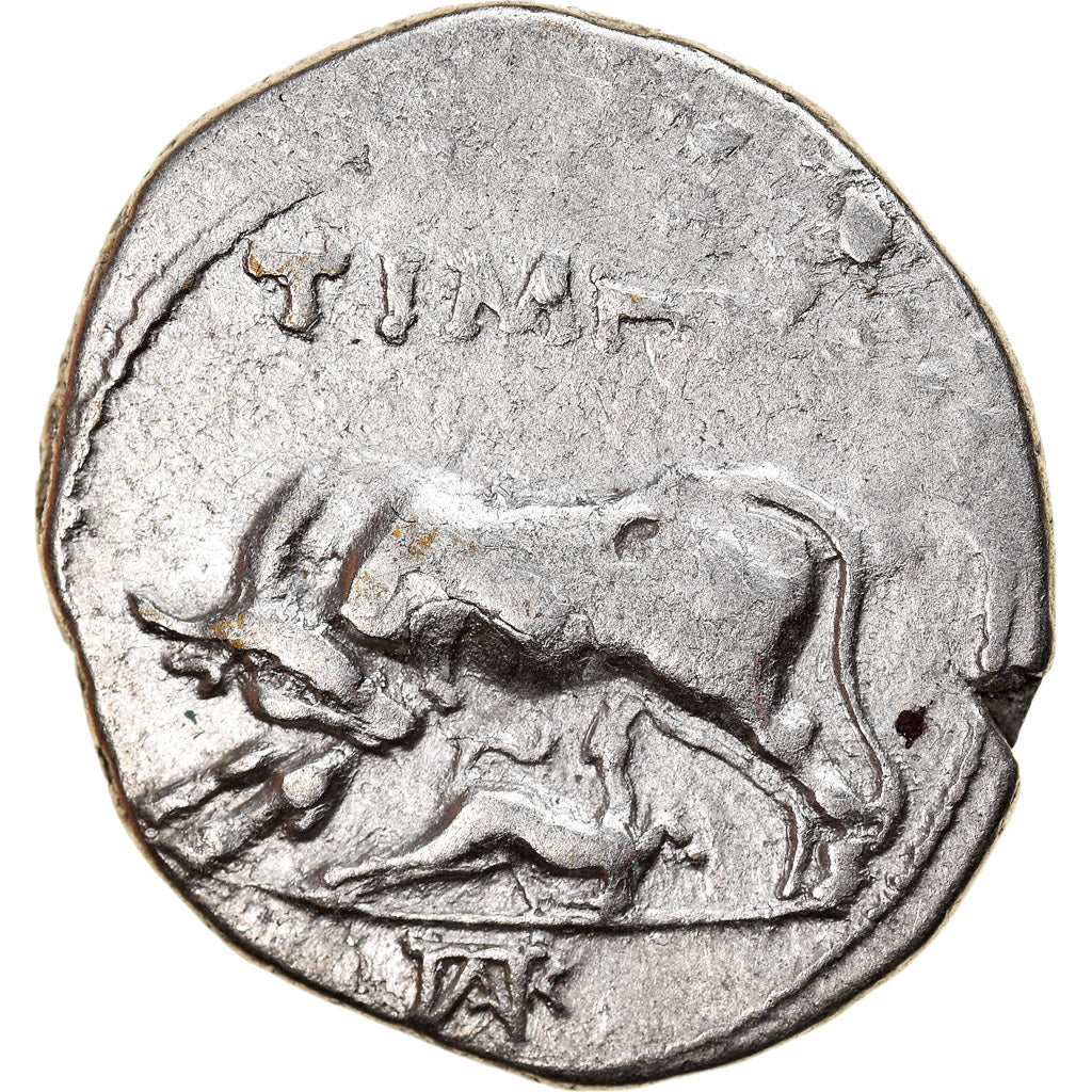 Coin, Illyria, Apollonia, Drachm, 250-200 BC, Apollonia, AU(50-53), Silver