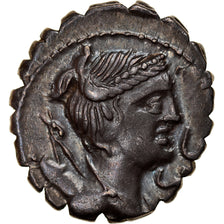 Moneta, Claudius, Denarius Serratus, 79 BC, Rome, AU(55-58), Srebro
