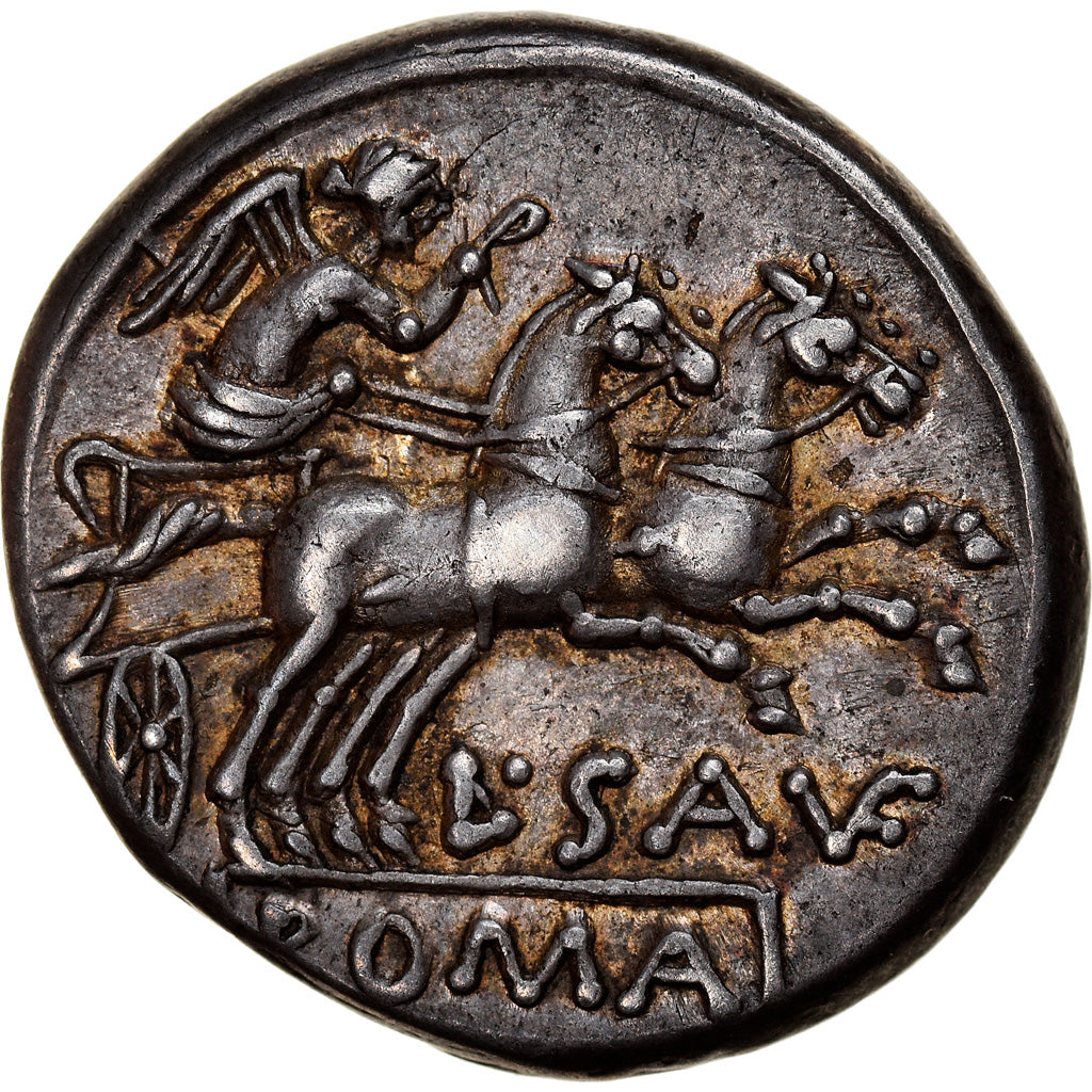 Coin, Saufeius, Denarius, 152 BC, Rome, AU(55-58), Silver, Crawford:204/1