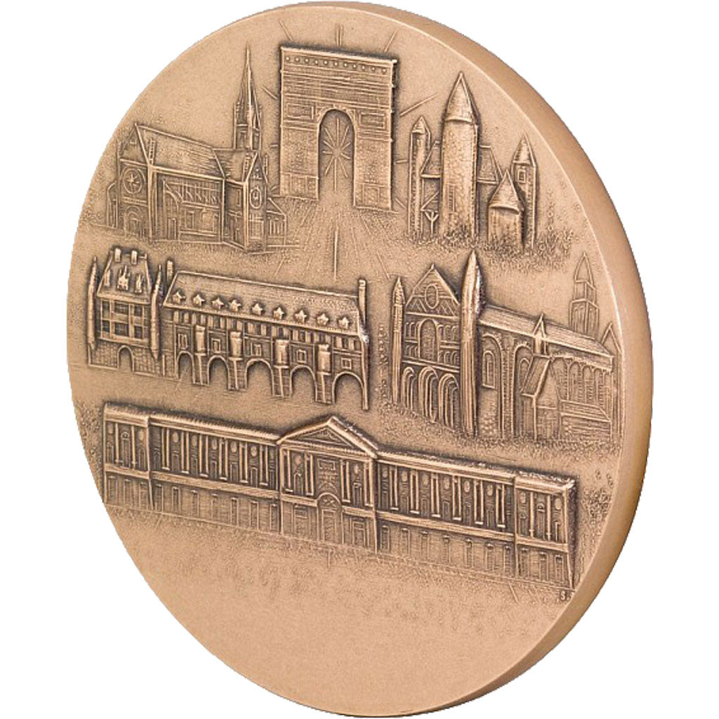 France, Medal, The Fifth Republic, Geography, FDC, Bronze