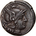 Moneta, Anonymous, Denarius, 207 BC, Rome, AU(55-58), Srebro, Crawford:57/2
