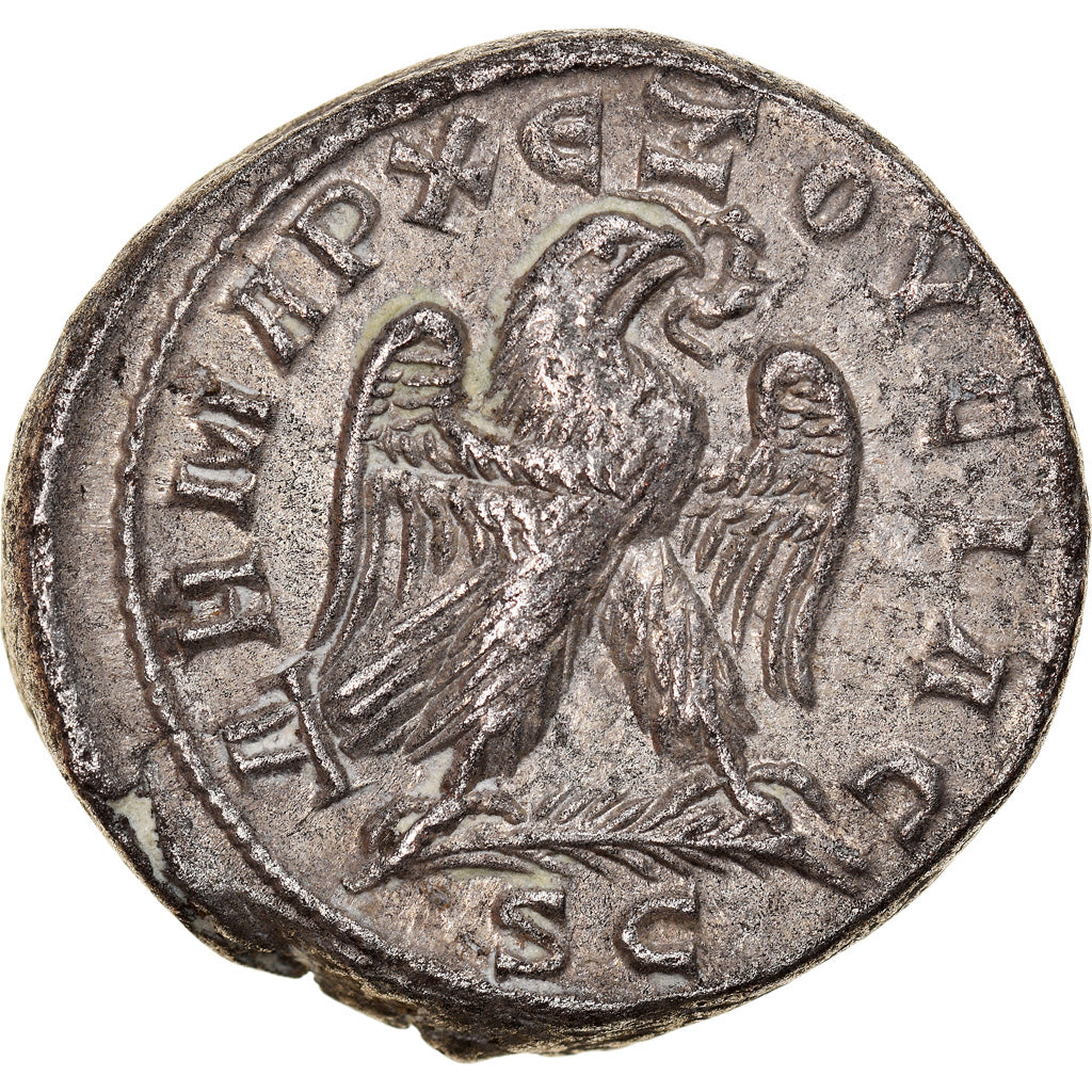 Münze, Seleucis and Pieria, Trajan Decius, Tetradrachm, 249-251, Antioch, SS+