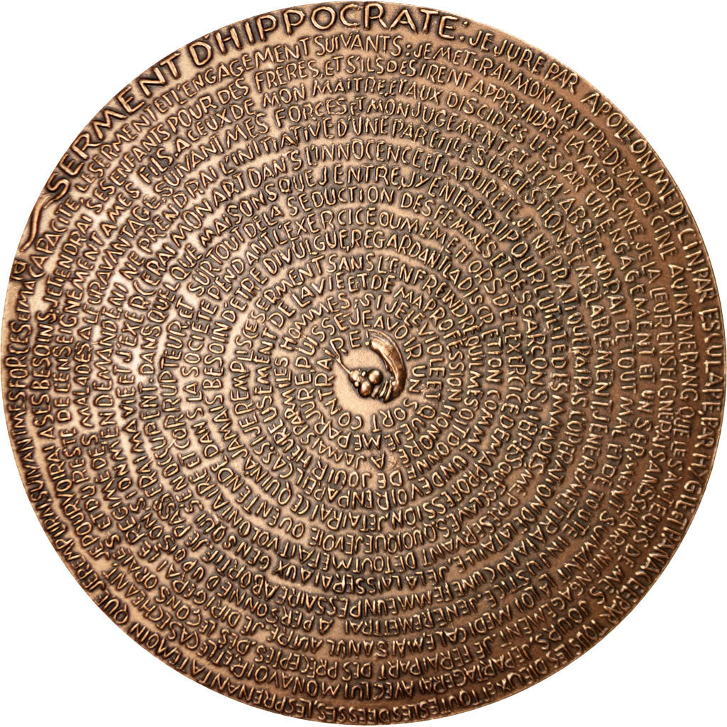 FRANCE, Arts & Culture, The Fifth Republic, Medal, MS(65-70), Bronze, 86, 310.00