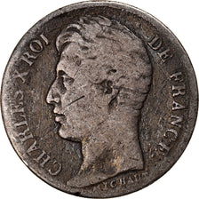 Moneta, Francja, Charles X, 1/2 Franc, 1826, Paris, F(12-15), Srebro, KM:723.1