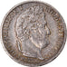 Moeda, França, Louis-Philippe, 1/2 Franc, 1834, Paris, EF(40-45), Prata