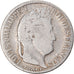 Moneta, Francia, Louis-Philippe, 1/2 Franc, 1837, Lille, B+, Argento, KM:741.13