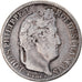 Coin, France, Louis-Philippe, 1/2 Franc, 1845, Paris, VF(30-35), Silver