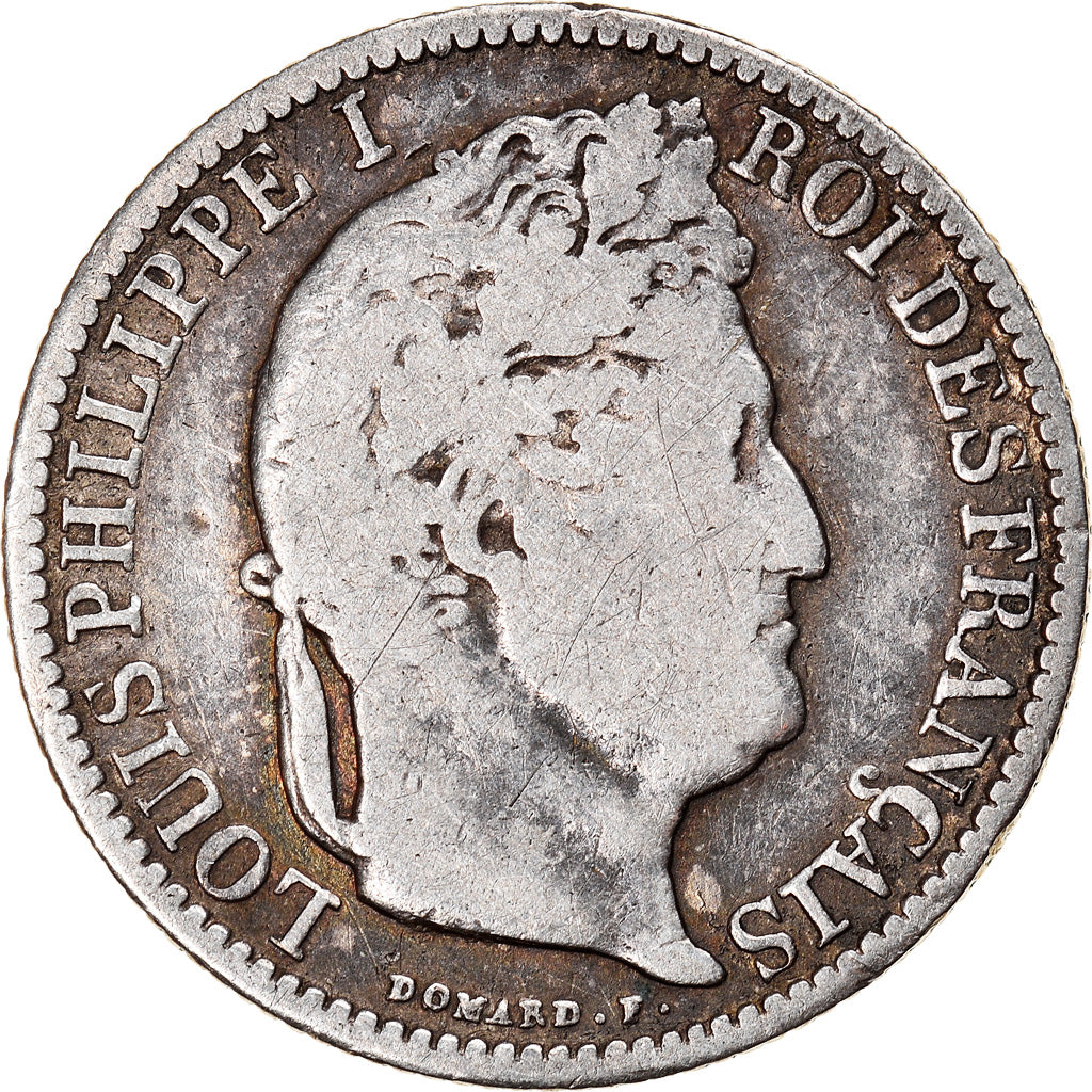 Coin, France, Louis-Philippe, 50 Centimes, 1848, Paris, F(12-15), Silver