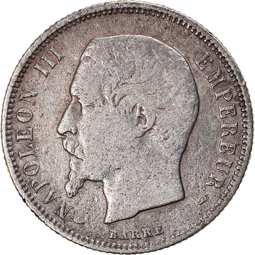 Münze, Frankreich, Napoleon III, Napoléon III, 50 Centimes, 1854, Paris, SGE+
