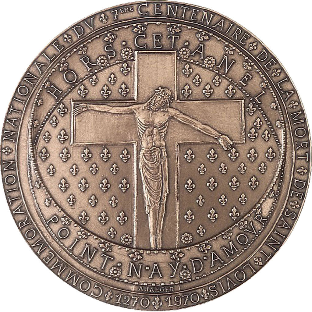 FRANCE, History, The Fifth Republic, Medal, MS(65-70), Bronze, 81, 260.00