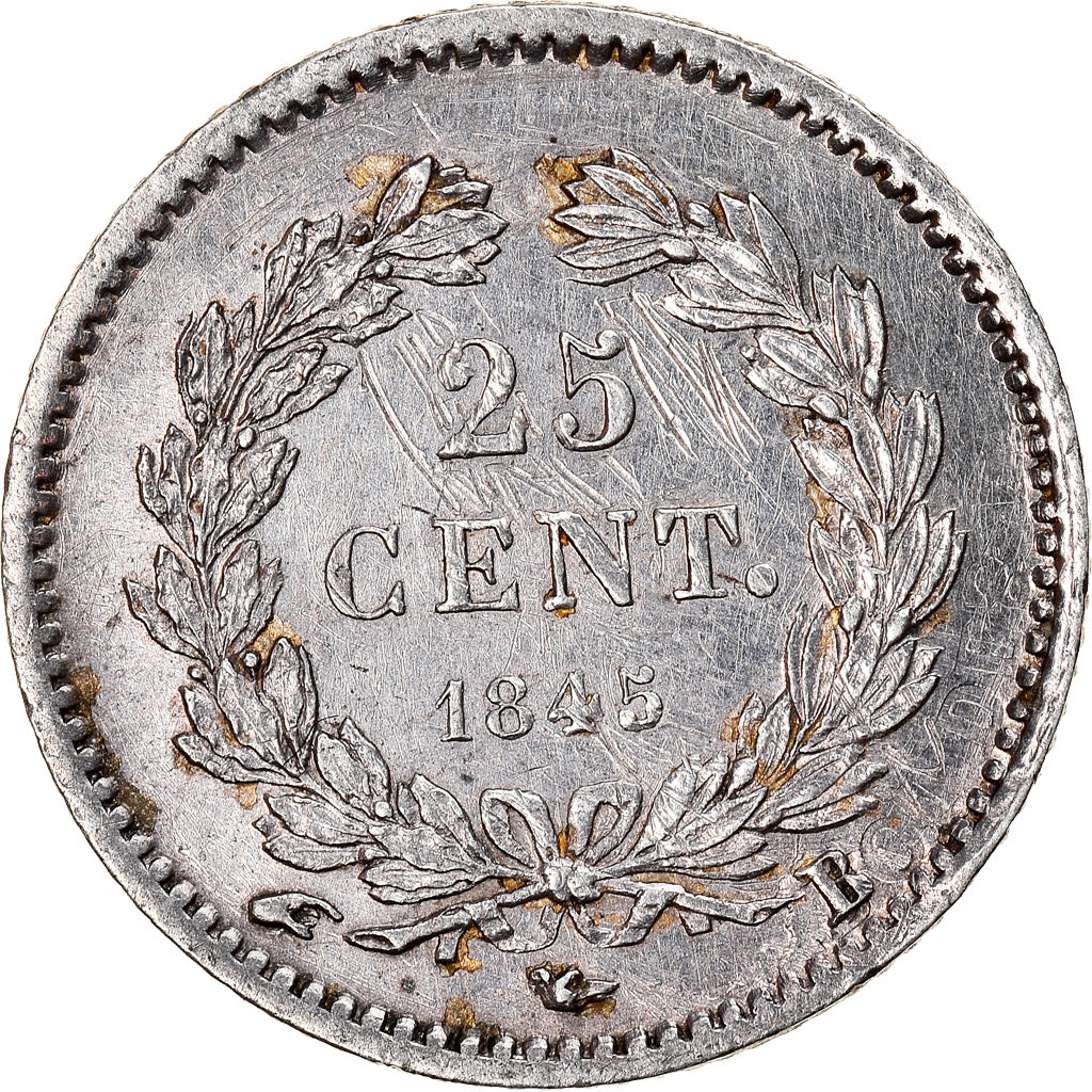 Coin, France, Louis-Philippe, 1/4 Franc, 1845, Rouen, EF(40-45), Silver