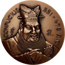 Médaille, Monnaie de Paris, Confucius 