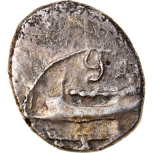 Moneda, Phoenicia, Sidon, Baalshallim II, 1/16 Shekel, 401-366 BC, MBC, Plata